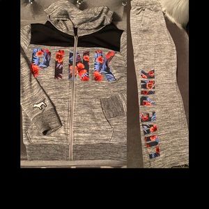 Victoria’s Secret pink outfit